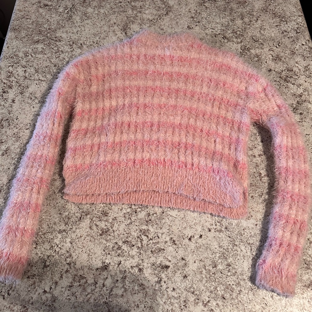stripped long sleeve sweater